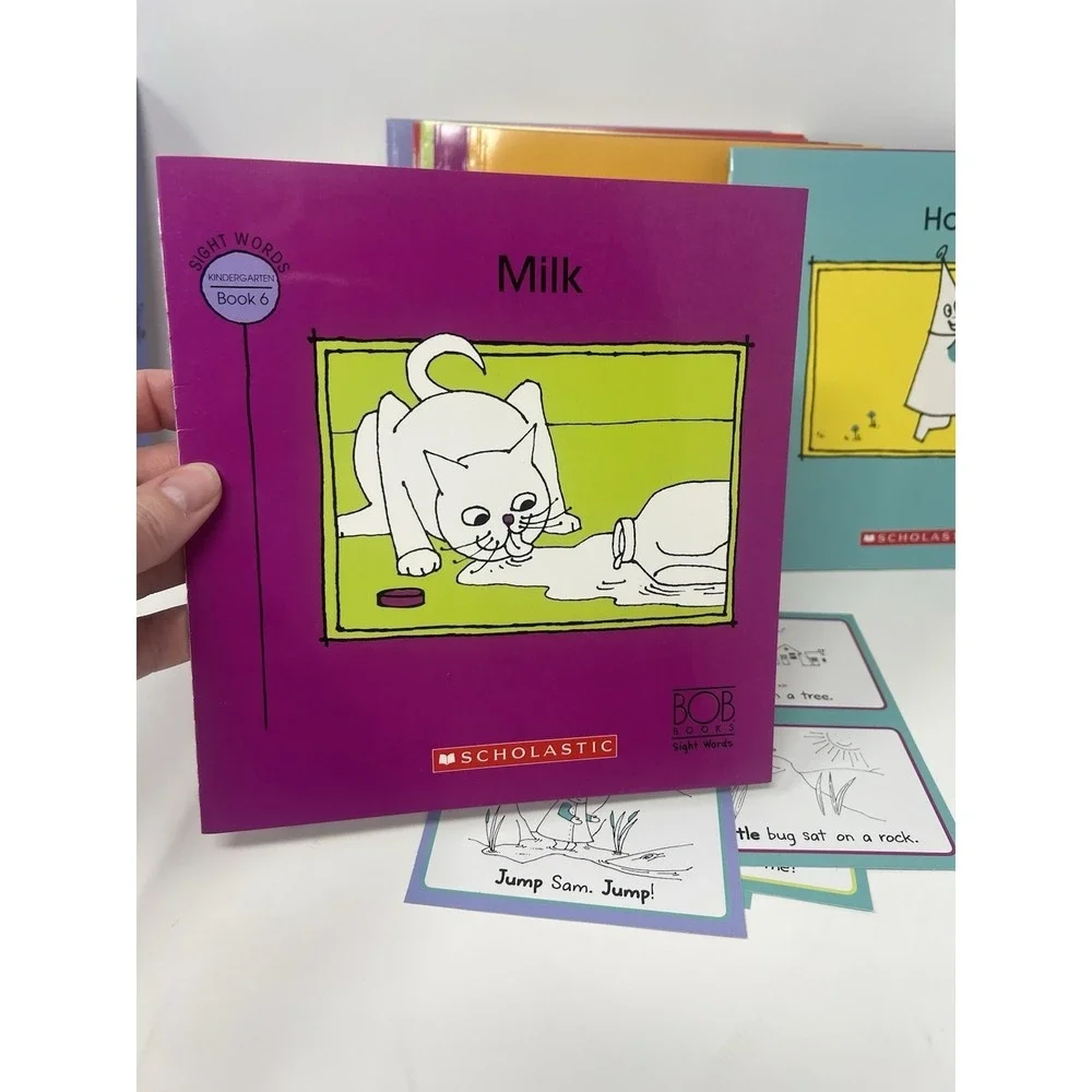 Bob Books Sight Words Collection: Kindergarten and First Grade Flash Cards NIB